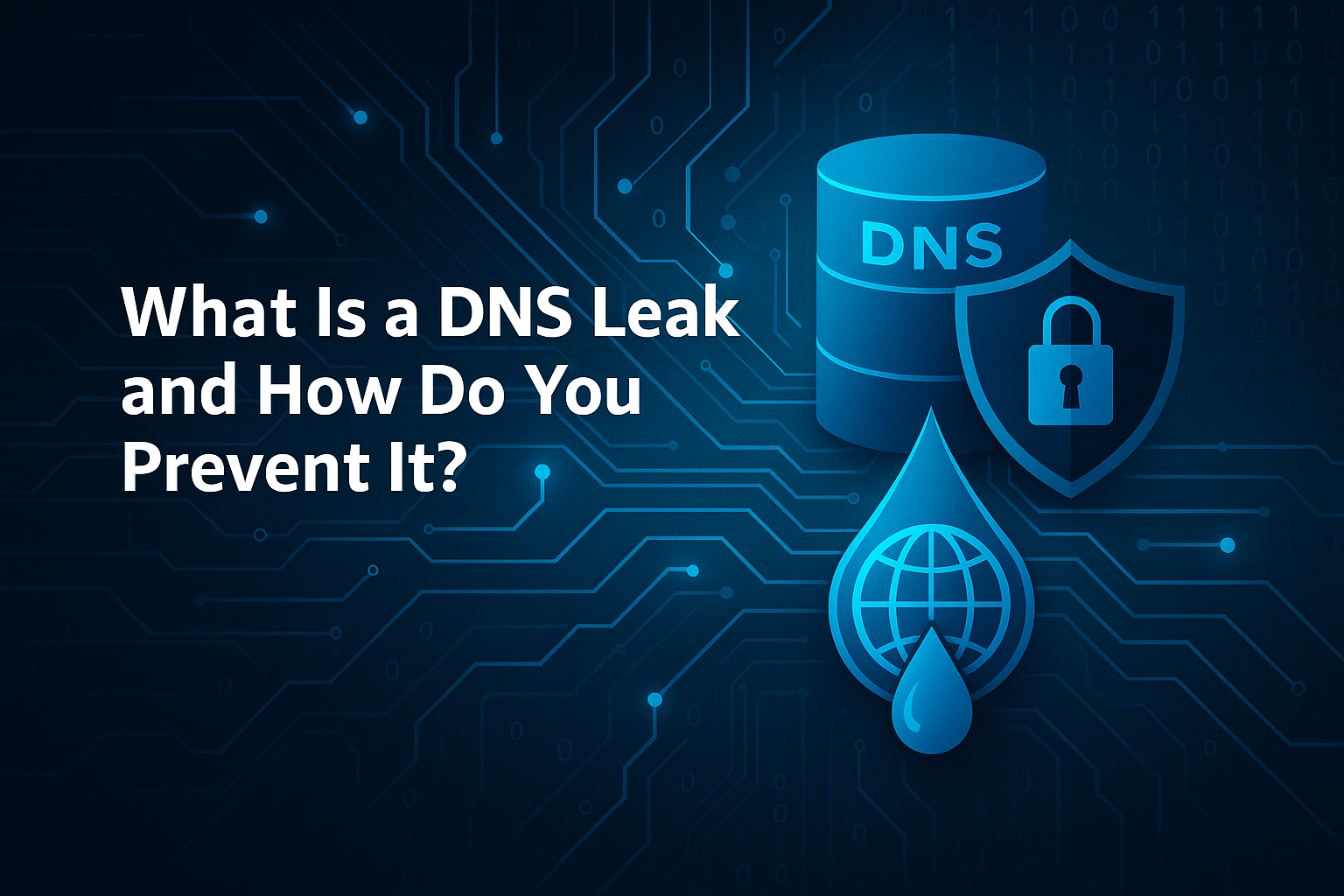 DNS leak illustration